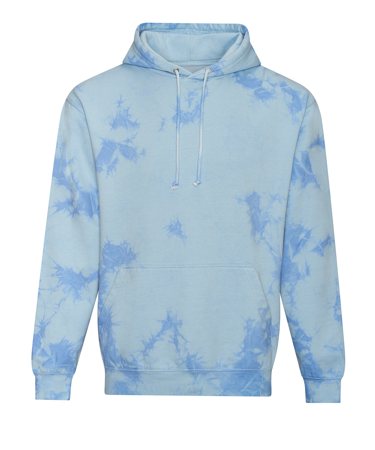 AWDis JH022 Tie dye hoodie - Blue Cloud