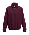 AWDis JH046 Sophomore ¼ zip sweatshirt - Burgundy