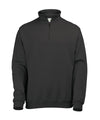 AWDis JH046 Sophomore ¼ zip sweatshirt - Jet Black