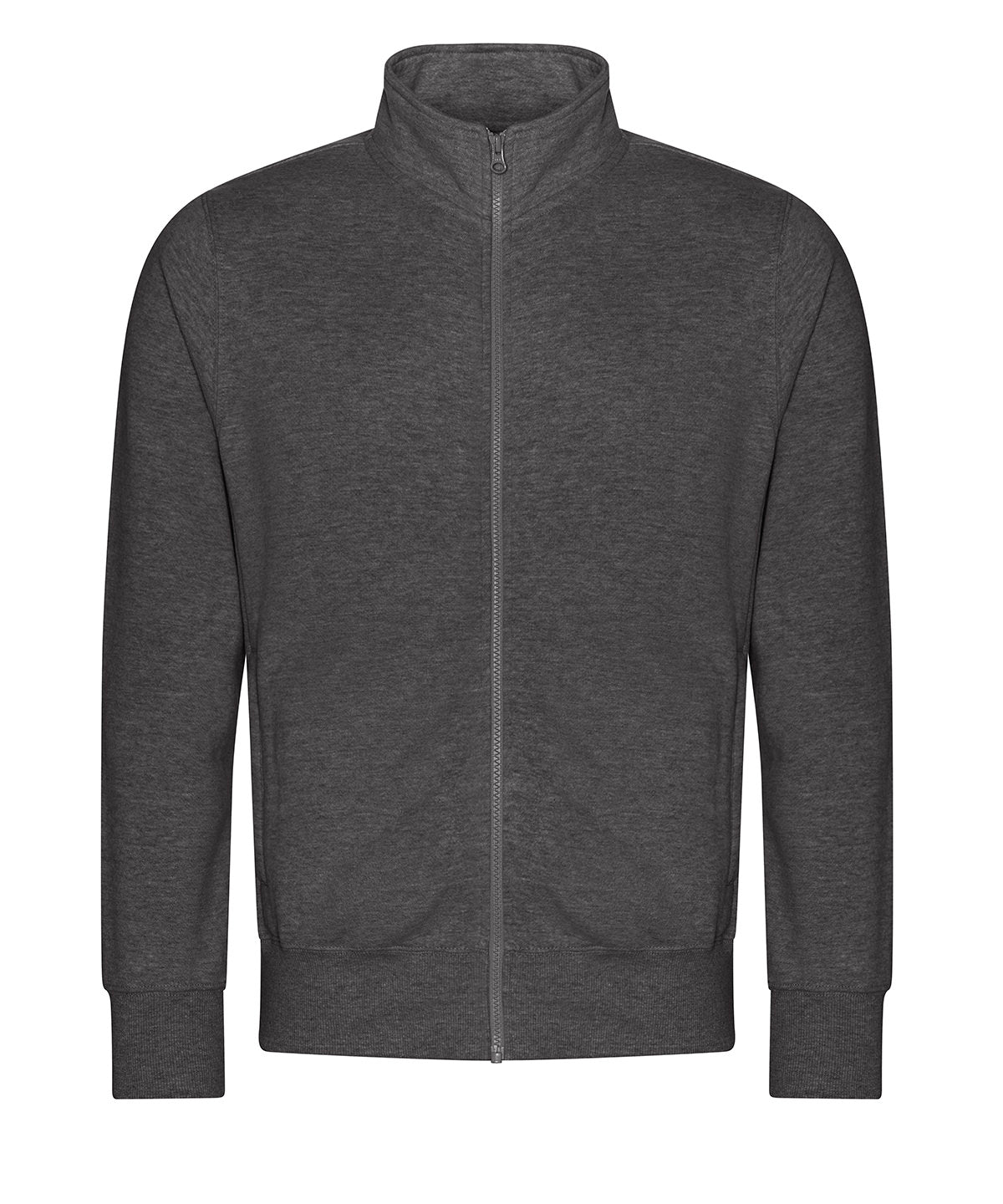 AWDis JH147 Campus full-zip sweatshirt - Charcoal