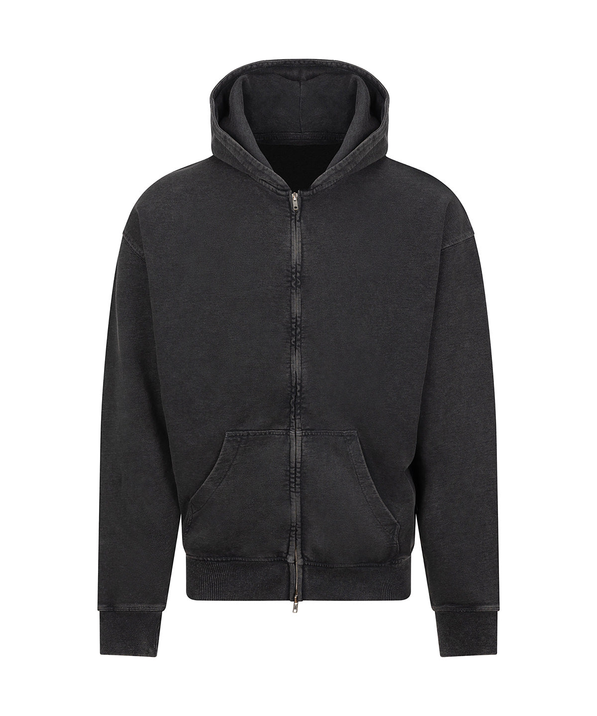 AWDis JH185 Vintage washed zoodie - Washed Black