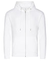 AWDis JH250 Organic zoodie - Arctic White
