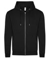AWDis JH250 Organic zoodie - Deep Black