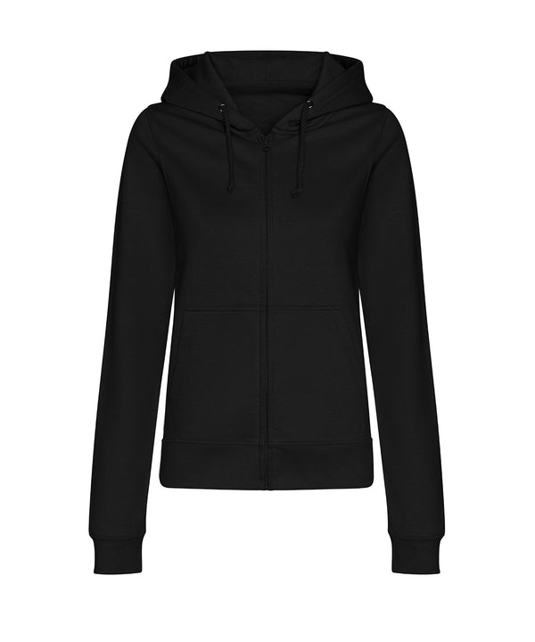 AWDis JH50F Women’s college zoodie - Deep Black