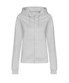 AWDis JH50F Women’s college zoodie - Heather Grey
