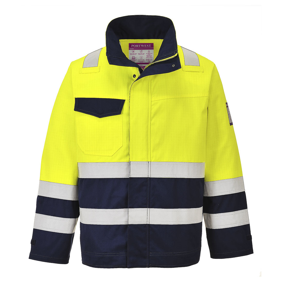 Portwest MV25 - Hi-Vis FR Modaflame Multi-Norm Contrast Jacket