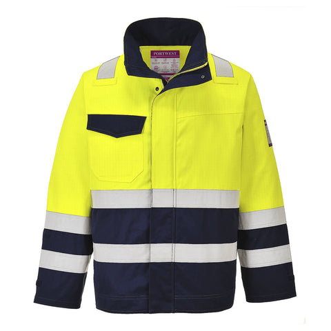 Portwest MV25 - Hi-Vis FR Modaflame Multi-Norm Contrast Jacket