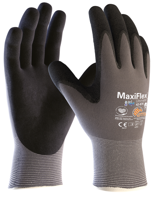 ATG MaxiFlex Ultimate - AD-APT 42-874 Gloves - Pack of 12