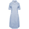 NCLD in Blue/White Stripe/White Trim