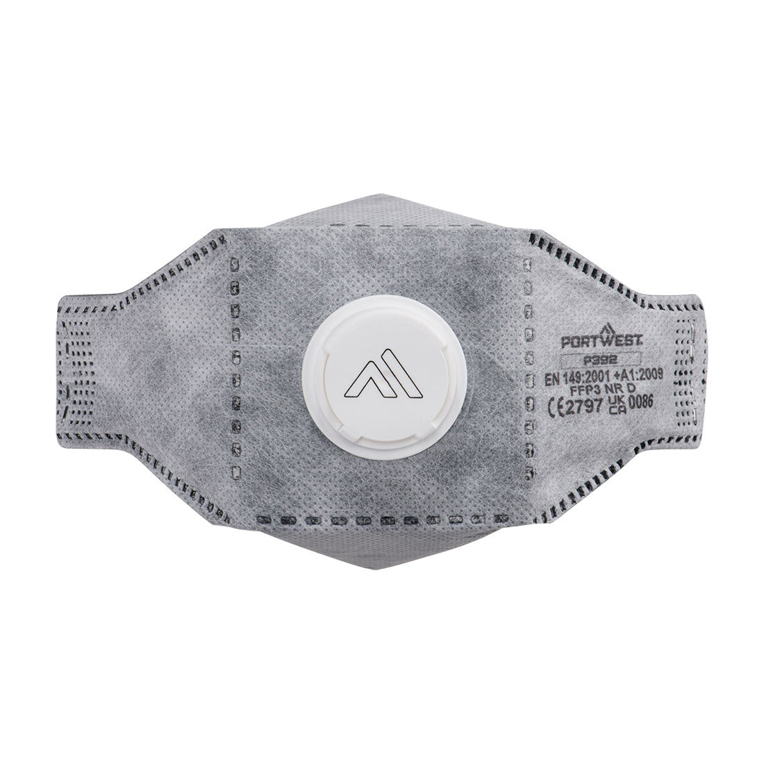 Portwest P392 - EAGLE FFP3 Valved Carbon Fold Flat Respirator (Pk10)