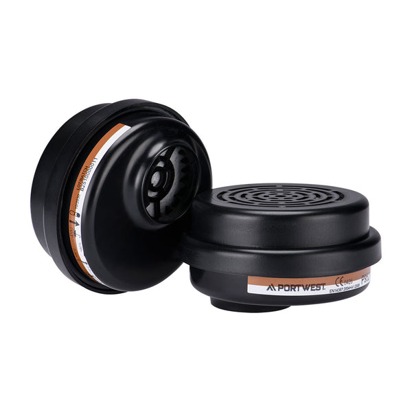 Portwest P952 - A2P3 Combination Filter for P421 & P500 Masks - (Pk4)