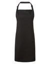 PREMIER PR150 - COLOURED BIB APRON — Black