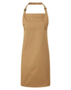 PREMIER PR150 - COLOURED BIB APRON — Camel