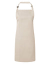 PREMIER PR150 - COLOURED BIB APRON — Natural