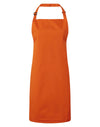 PREMIER PR150 - COLOURED BIB APRON — Orange