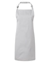 PREMIER PR150 - COLOURED BIB APRON — Silver