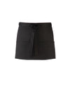 PREMIER PR155 - COLOURED 3-POCKET APRON — Black