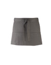 PREMIER PR155 - COLOURED 3-POCKET APRON — Dark Grey