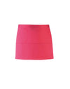PREMIER PR155 - COLOURED 3-POCKET APRON — Hot Pink
