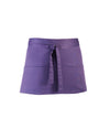 PREMIER PR155 - COLOURED 3-POCKET APRON — Purple