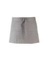 PREMIER PR155 - COLOURED 3-POCKET APRON — Silver