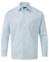 Premier PR200 - Long Sleeve Polin Shirt — Light Blue