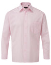 Premier PR200 - Long Sleeve Polin Shirt — Pink