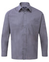 Premier PR200 - Long Sleeve Polin Shirt — Steel