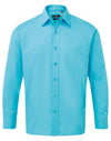 Premier PR200 - Long Sleeve Polin Shirt — Turquoise