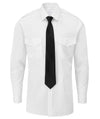 Disley Pilot Slim — White — Long Sleeve