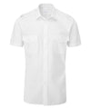 Disley Pilot Slim — White — Short Sleeve