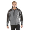 RESULT R118A - HOODED SOFTSHELL JACKET — Grey / Black