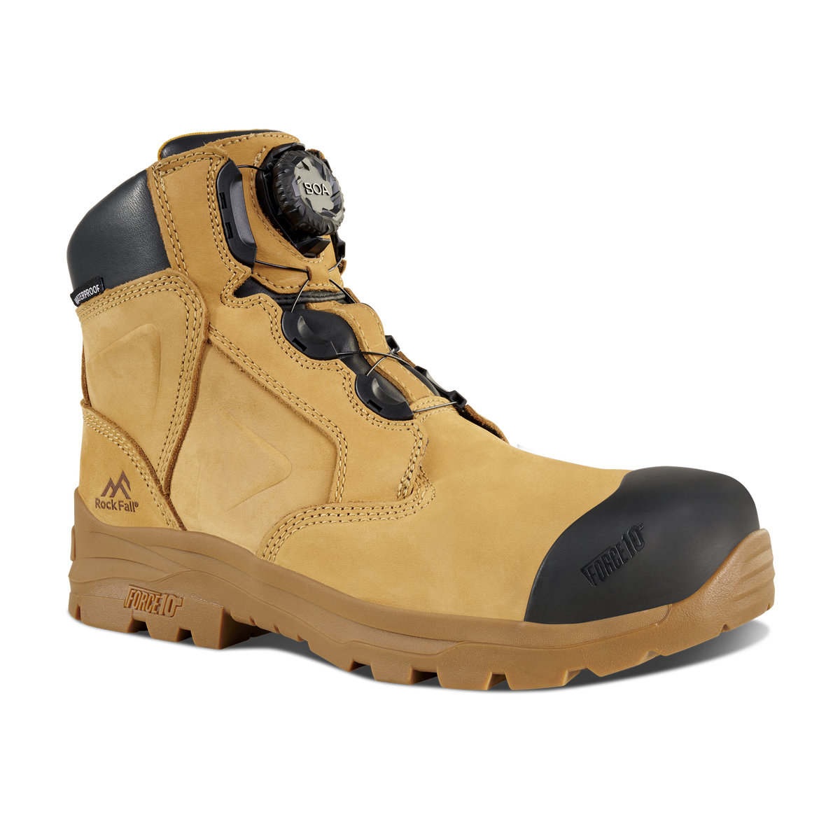 Rock Fall RF610 Honeystone Mid-Cut Boot — product view 1