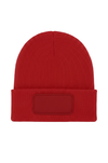 Uneek UC411 - Rectangular Patch Beanie – Red
