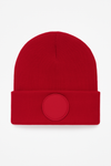 Uneek UC412 - Circular Patch Beanie – Red