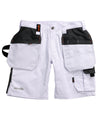 Scruffs SH057 Worker plus holster shorts - White