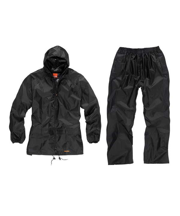 Scruffs SH074 2-piece waterproof suit - Black