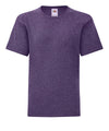 Fruit of the Loom SS023 Kids iconic 150 T — Heather Purple