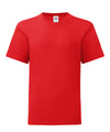 Fruit of the Loom SS023 Kids iconic 150 T — Red