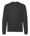 Fruit of the Loom SS200 Classic 80/20 set-in sweatshirt — Black
