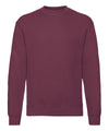 Fruit of the Loom SS200 Classic 80/20 set-in sweatshirt — Burgundy