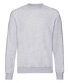 Fruit of the Loom SS200 Classic 80/20 set-in sweatshirt — Heather Grey