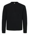 Fruit of the Loom SS240 Supercotton™ sweatshirt — Black