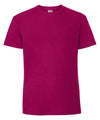 Fruit of the Loom SS422 Iconic 195 ringspun premium T — Cranberry