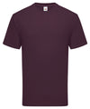 Fruit of the Loom SS422 Iconic 195 ringspun premium T — Dark Plum