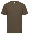 Fruit of the Loom SS422 Iconic 195 ringspun premium T — Truffle
