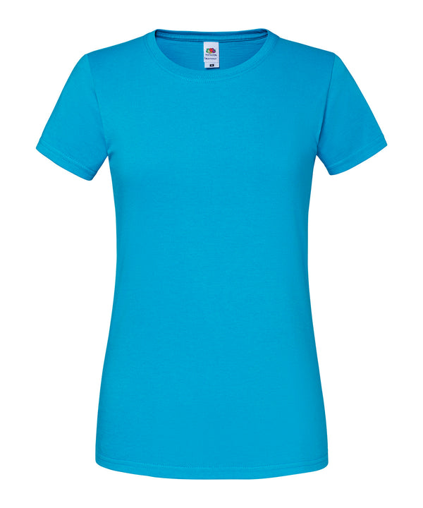 Fruit of the Loom SS424 Women's Iconic 195 ringspun premium t-shirt — Azure Blue