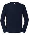 Fruit of the Loom SS434 Iconic 195 ringspun premium long sleeve T — Deep Navy