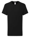 Fruit of the Loom SS436 Kids Iconic 195 T — Black