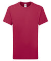 Fruit of the Loom SS436 Kids Iconic 195 T — Cranberry